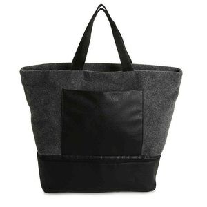 DSW Gray Felt Tote